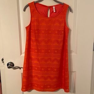 Orange Dress Size M